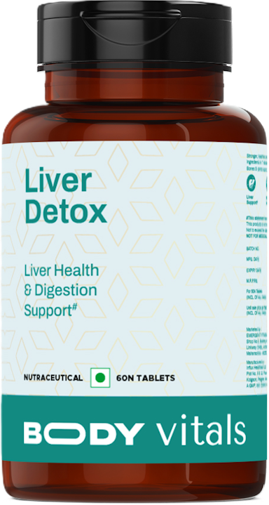 Body Vitals Liver Detox 500 mg Milk Thistle