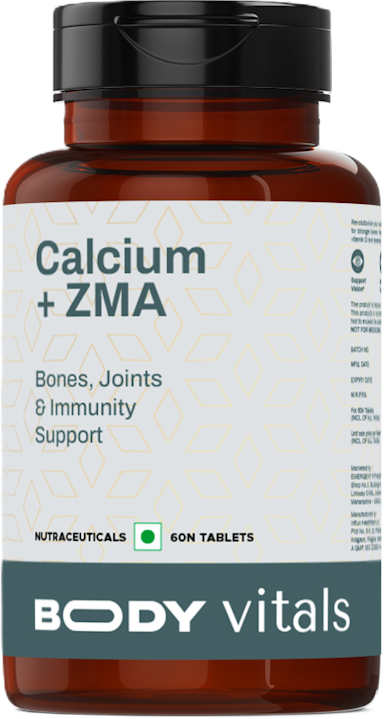 Body Vital Calcium Plus ZMA 60 Tabs