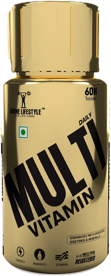 Divine Lifestyle Multivitamin Tablets Gold Series